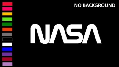 ORACAL NASA INSIGNIA LOGO, Decal Stickers for Cars, Windows, Laptops, Wall, Tablets