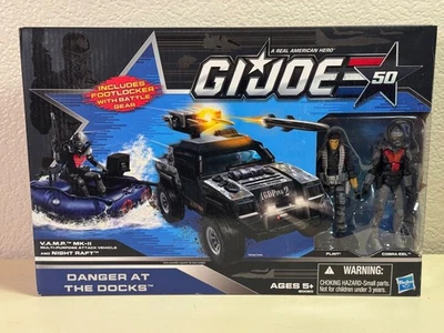 GI Joe 50th Anniversary Danger at the Docks VAMP Mk II & Night Raft - Image 1 of 4