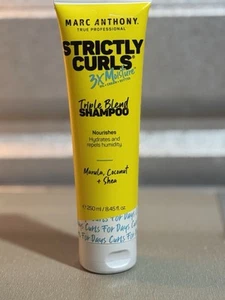 MARC ANTHONY ESTRICTAMENTE RIZOS 3x CHAMPÚ MEZCLA TRIPLE HUMEDAD 8,45 OZ COCO - Imagen 1 de 2