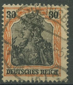 Deutsches Reich 1915/19 Germania Kriegsdruck 89 II x gestempelt geprüft - Bild 1 von 1
