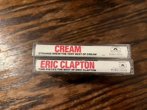 Best Of Eric Clapton + Best Of Cream 2 Cassettes *Very Good* - Picture 1 of 7