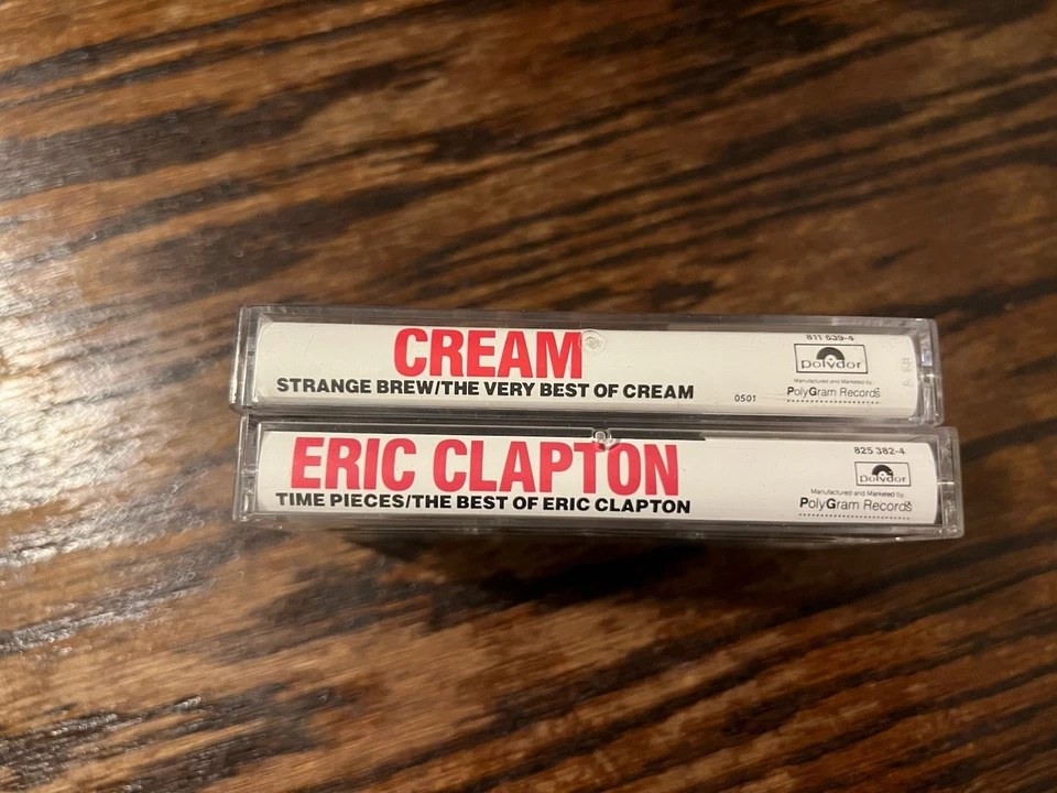 Best Of Eric Clapton + Best Of Cream 2 Cassettes *Very Good* - Image 1 of 4