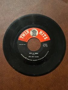 Dee Dee Clark- He's A Rebel Pop Rock 1962 2030 Vinyl 7'' 45 - Picture 1 of 1