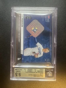2019 TOPPS NOW #HRD19A Joc Pederson SOCK RELIC /49 BLUE - HOME RUN DERBY BGS 9.5 - Picture 1 of 2