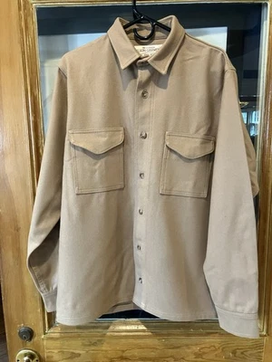 Filson Mackinaw Wool Jac Shirt Size 40 Tan/Beige - Image 1 of 4