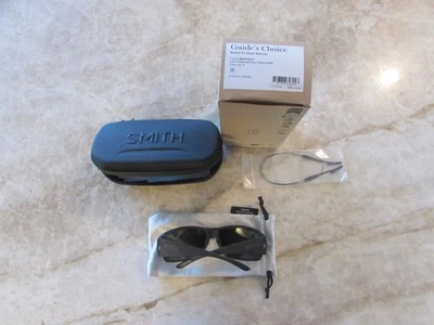 NUEVO EN CAJA, Smith Optics GUÍAS ELECCIÓN Gafas de sol polarizadas Negro mate +2,50 Gris Verde Foto 1 de 4