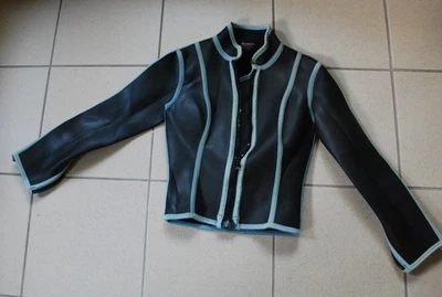 Neopren Surfanzug,Damen,Glatthaut,getragen,Gr. S,siehe Maße,marineblau - Bild 1 von 4