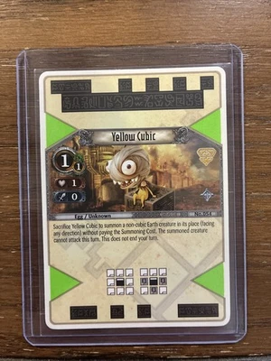 Yellow Cubic Eye of Judgment EOJ #054 PS3 Set 1 (Used) Mint - Image 1 of 2