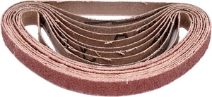 10 BANDES ABRASIVES ETROITES 10 X 330 GRAIN de 60 PONCEUSES LIMES POLISSEUSES - Imagen 1 de 1