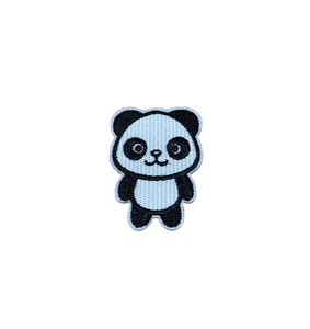 Panda Embroidered Patch Applique Iron on Sew on 1.8 X 2.5 inch - Picture 1 of 1