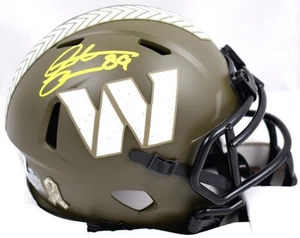 Santana Moss Signed Commanders Salute to Service Speed Mini Helmet- BA W Holo - Picture 1 of 11