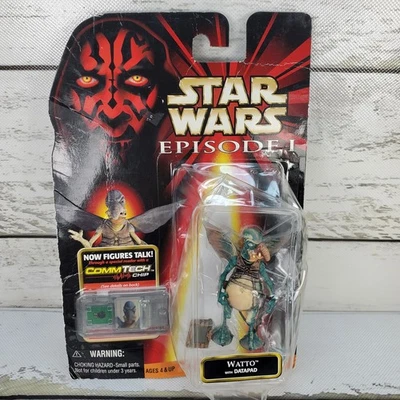 Figura Hasbro Star Wars Episodio I Watto 1998 3,75" De Colección Nueva Caja Dañada Foto 1 de 4