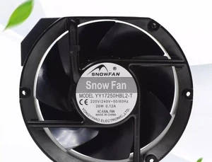Ventilador de refrigeración de hoja de metal SNOWFAN YY17250HBL2-T AC220V 0,12A 17 CM - Imagen 1 de 2