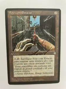 MTG ARTIST PROOF PORTUGUESE ICE AGE PIT TRAP SIGNED BY ANSON MADDOCKS ARTIFACT - Picture 1 of 6