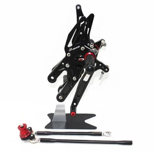 MAD-MOTO Full Adjustable Rearset Rear Sets Foot Pegs For CBR600RR 2003-2006 - Picture 1 of 8