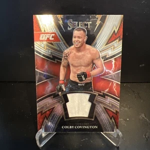 2021 Panini Select UFC COLBY COVINGTON GAME USED PATCH /149 NEXT WW CHAMP INVEST - Picture 1 of 2