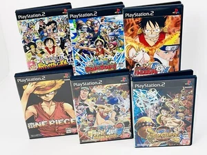 PS2 One Piece Fighting for Grand Battle Lot 6 Playstation 2 NTSC-J Game Japan - Picture 1 of 10