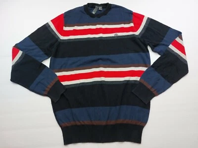 Element Suéter Para Hombre Mediano Pullover Sudadera Rayas Monopatín Patinador Azul Foto 1 de 4