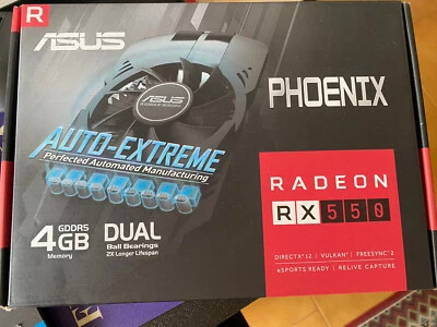 Scheda Video ASUS Phoenix PH-RX550-4G-EVO AMD Radeon RX 550 4 GB GDDR5 - Immagine 1 di 4
