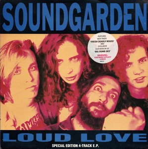 Soundgarden LOUD LOVE E.P. Original UK ETCHED 1990 A&M Records RARE 7" SINGLE - Picture 1 of 3