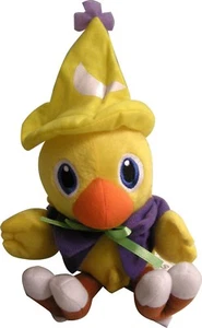 Final Fantasy VII CHOCOBO Bambola giocattolo peluche 7" nera - Foto 1 di 1