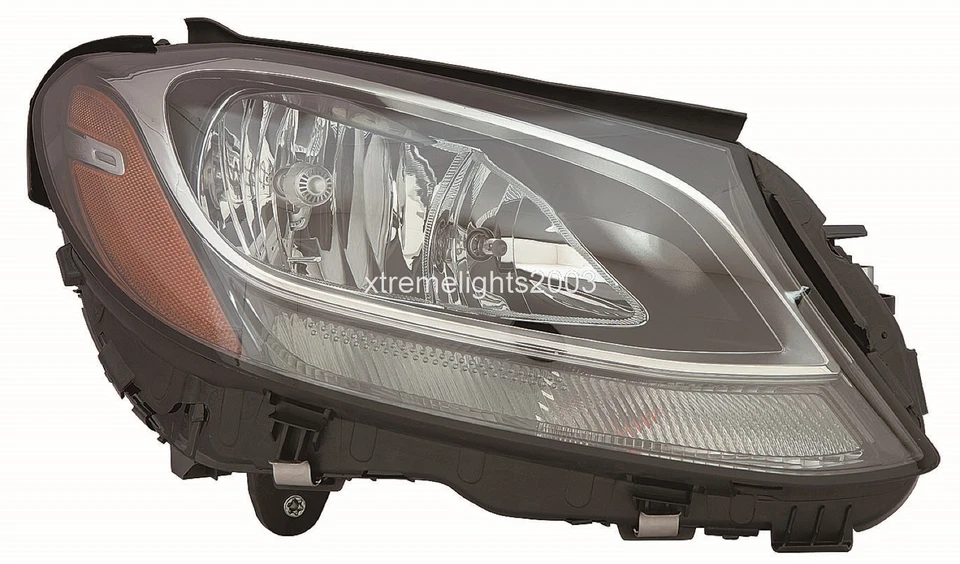 MERECEDES  BENZ 2015-2018 C CLASS RIGHT HALOGEN HEADLIGHT HEAD LIGHT LAMP Foto 1 de 1