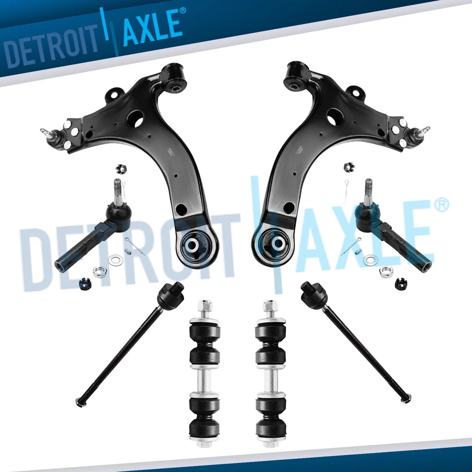 Front Lower Control Arms Tie Rods Sway Bars for Silhouette Montana Trans Sport - Image 1 of 4