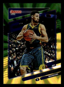 2021-22 Donruss #73 Klay Thompson Holo Green and Yellow Laser - Picture 1 of 2