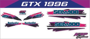 SEADOO GTX 1996 Graphics / Decal / Sticker Kit - Picture 1 of 1
