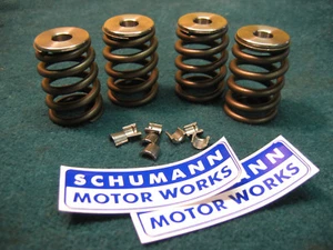 HONDA CB350 CL350 CB360 PERFORMANCE BEEHIVE VALVE SPRING KIT TITANIUM RETAINERS - Picture 1 of 3