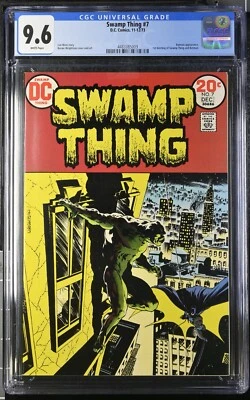 Swamp Thing #7 CGC Graded 9.6 (1973) Bernie Wrightson Cover DC Comics - Image 1 of 2