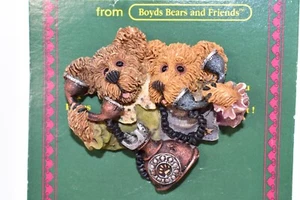THE BOYDS BEARS & FRIENDS COLLECTION #26026 BEARS TALKING ON PHONE 1995 - Picture 1 of 5