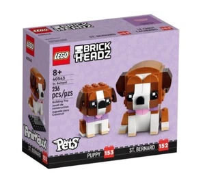 40543 ST. BERNARD saint pets matton headz lego lego set brickheadz cucciolo 152 NUOVO - Foto 1 di 1