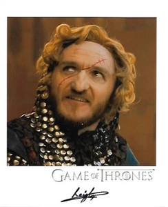 Leigh Gill -GENUINE Signed Game of Thrones Bobono 10x8 Autograph - Picture 1 of 1