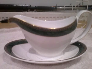 Wedgwood Aegean Gravy Boat Set - Picture 1 of 3