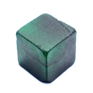 Cubo de piedras preciosas sueltas en bruto esmeralda verde natural de Colombia de 126 quilates certificado - Imagen 1 de 5