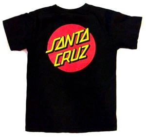 Santa Cruz Skateboarding Black Classic Dot Logo SS Shirt Men's Size: Small - Picture 1 of 6