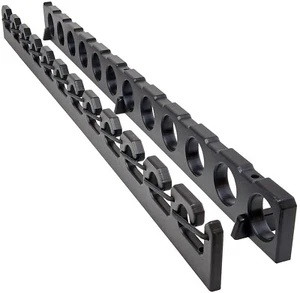 12 Porta Canne da Pesca Console Verticale Barca Parete Rack Elastico - Foto 1 di 5