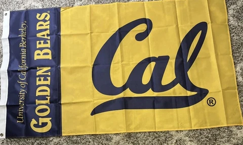 Cal Golden Bears  3’x5’ Indoor/Outdoor Flag, Football,Basketball, Baseball Cover