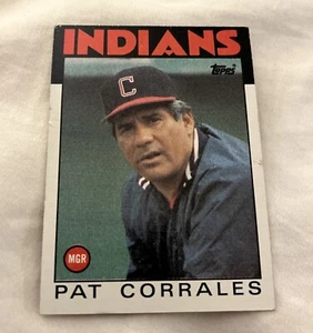 1986 Topps #699 Pat Corrales Cleveland Indians Very Good - Picture 1 of 2
