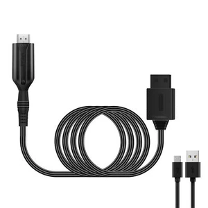 New USB Cable Line For HDTV Monitor Display Wii To HDMI Adapter HD 720P/1080P h - Picture 1 of 13