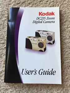 Kodak DC215 Zoom Digital Camera User Guide with software as pictured, Excellent! - Picture 1 of 8
