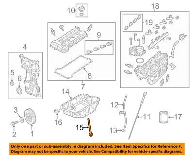 CHRYSLER OEM 13-22 200 enfriador de aceite de transmisión de refrigeración-perno de conjunto de manguera 6509140AA Foto 1 de 2