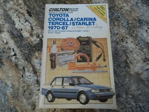 Chilton Repair & Tune-up Guide 1970-1987 TOYOTA COROLLA CARINA TERCEL STARLET - Picture 1 of 7