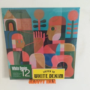 White Denim - 12 - Ltd Clear With Blue Yolk Vinyl LP + Bonus CD + Sticker - Picture 1 of 2