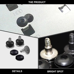 20 Pcs Hard Disk Screw Rubber Ring Computer Screws Motherboard Standoffs - Afbeelding 1 van 12