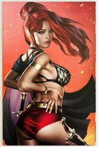 IMMORTAL RED SONJA #1 Josh Burns Exclusiva Variante Virgen 2022 ~ LTD 500 con Certificado de Autenticidad - Imagen 1 de 10