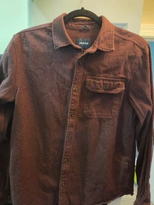 prAna Herren Maroon Flannel Med - Bild 1 von 5