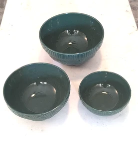 DISNEY STORE WINNIE THE POOH 3D DUNKELGRÜN RÜHRSCHÜSSEL SET GROSS MITTEL KLEIN - Bild 1 von 20