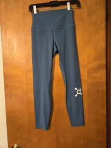 Lululemon Align High Rise Pants Capture Blue Orangetheory Fitness Size 6 - Picture 1 of 6